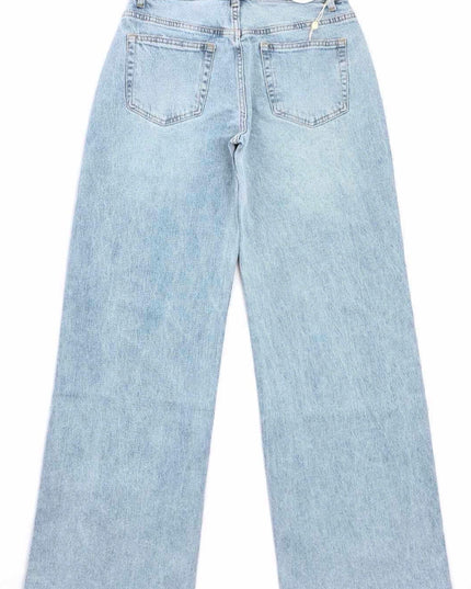 Jeans Straight Leg Blue