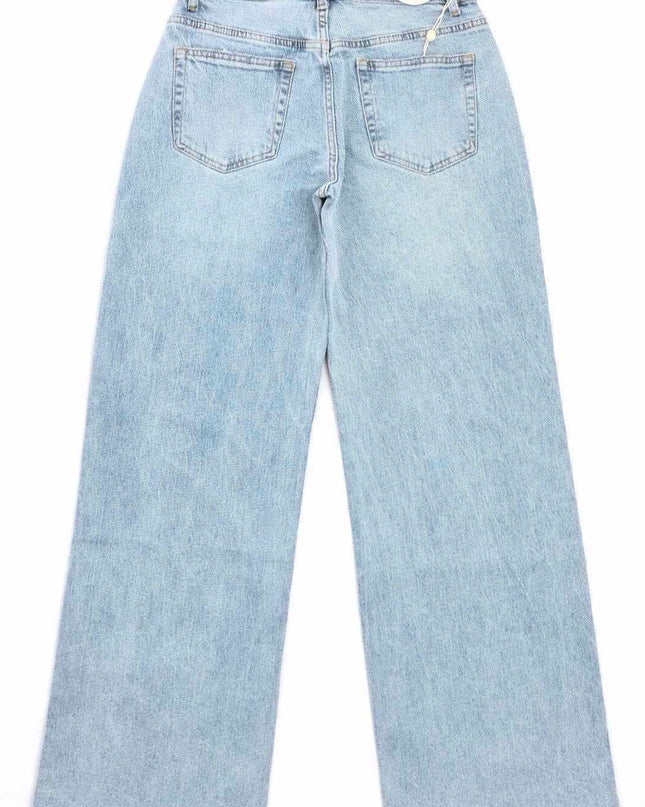 Jeans Straight Leg Blue