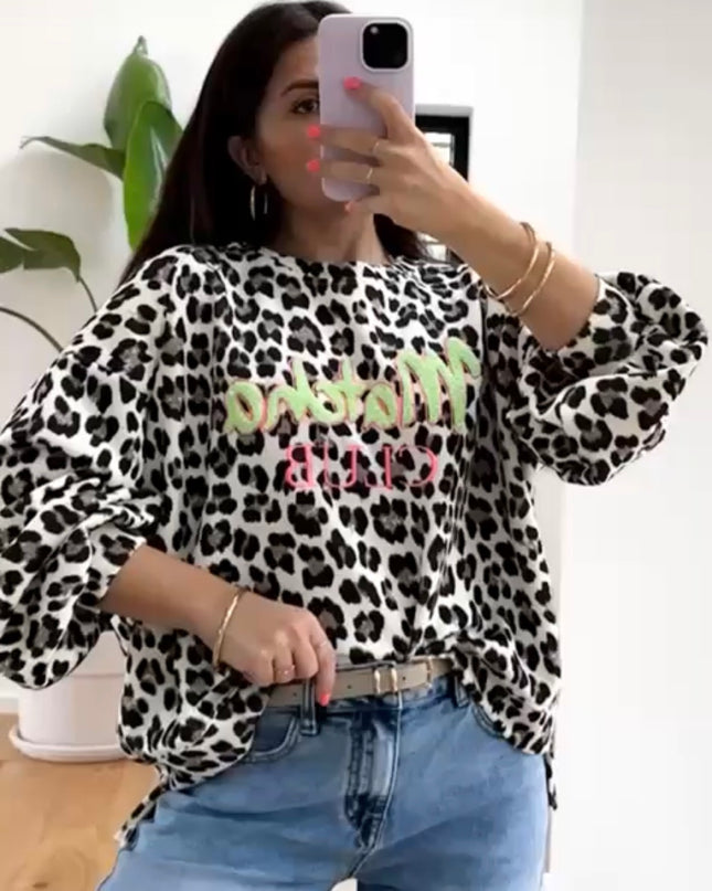 Leo Matcha Club Pullover Leo