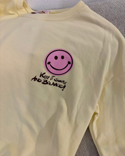 Keep it Smile Pullover Sweater Sweatshirt mehrere Farben