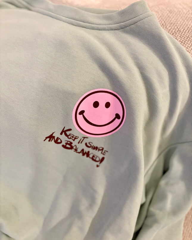 Keep it Smile Pullover Sweater Sweatshirt mehrere Farben