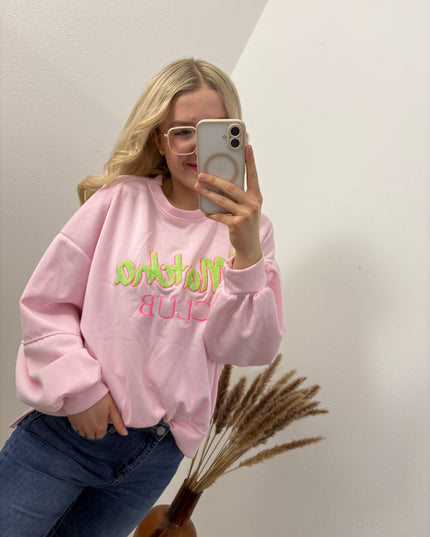 Matcha Club Pullover Rosa Gelb Farbauswahl