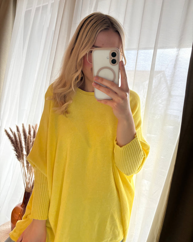 Longpullover Good Vibes Pullover mehrere Farben Gr. 36-50