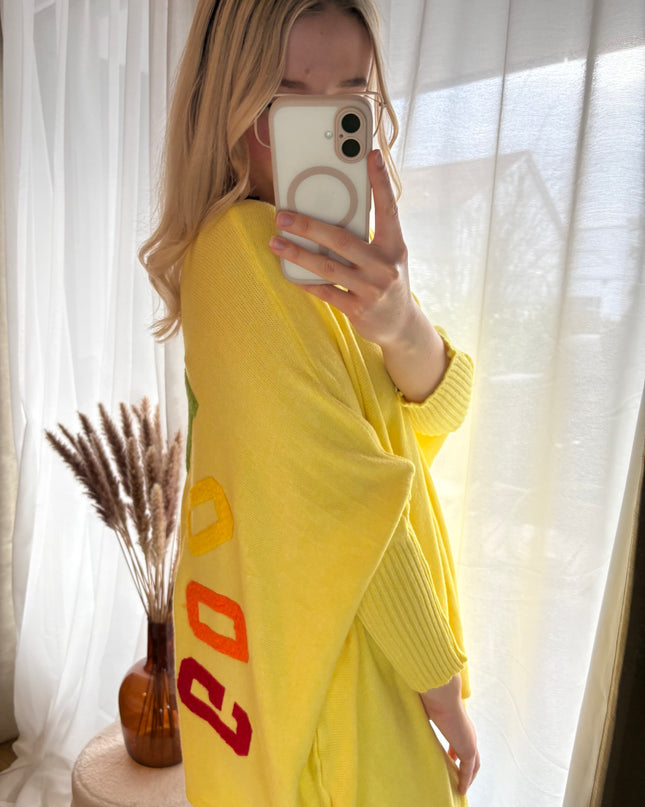 Longpullover Good Vibes Pullover mehrere Farben Gr. 36-50