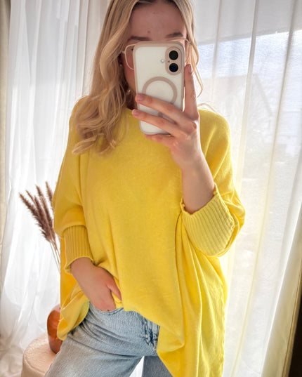 Longpullover Good Vibes Pullover mehrere Farben Gr. 36-50