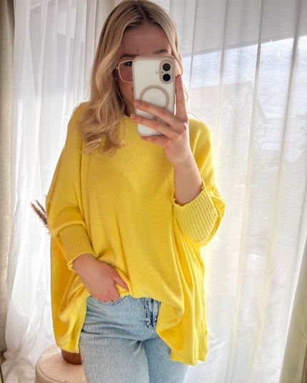 Longpullover Good Vibes Pullover mehrere Farben Gr. 36-50