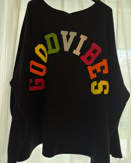 Longpullover Good Vibes Pullover mehrere Farben Gr. 36-50