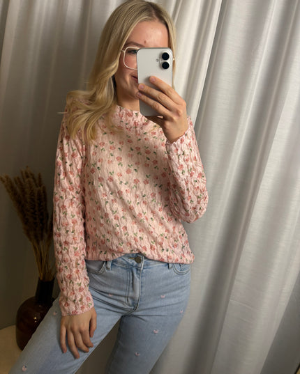 Spitzenshirt Rosi mit Blümchen Floral