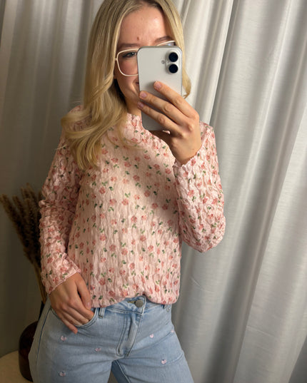 Spitzenshirt Rosi mit Blümchen Floral