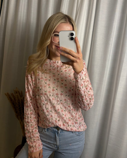 Spitzenshirt Rosi mit Blümchen Floral