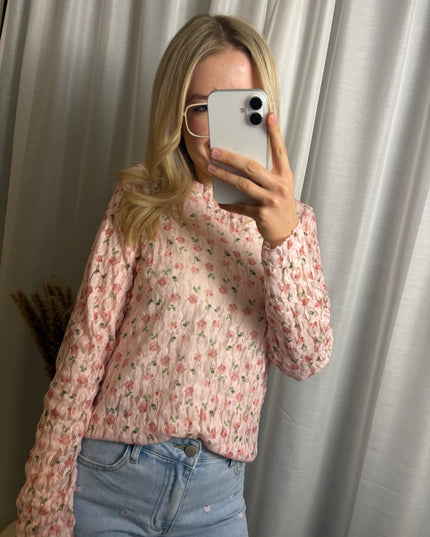 Spitzenshirt Rosi mit Blümchen Floral