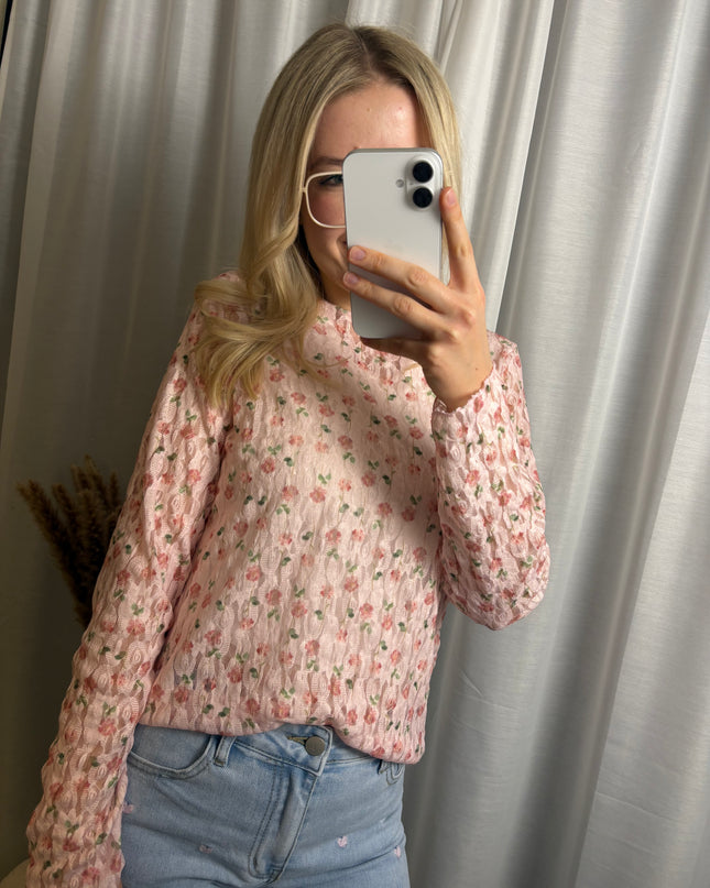 Spitzenshirt Rosi mit Blümchen Floral