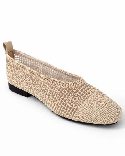 Ballerina Beige in Bastoptik