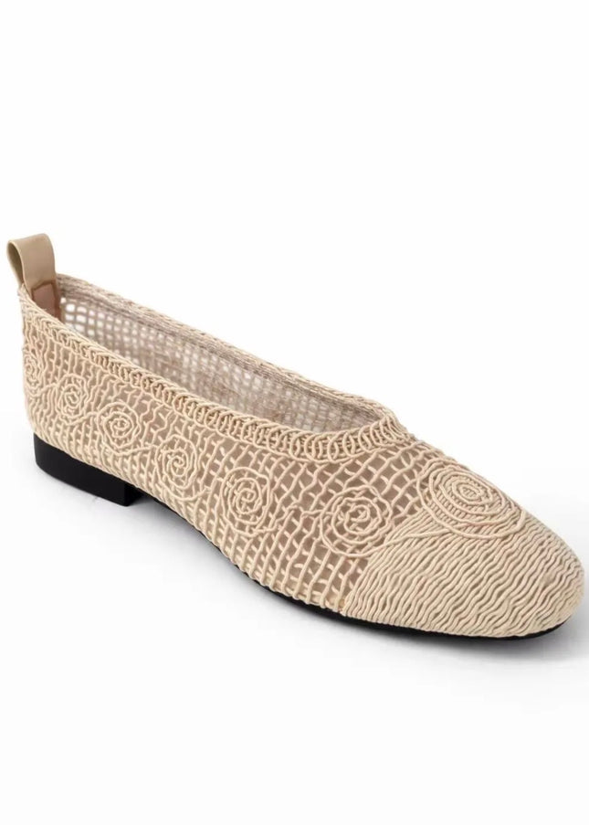 Ballerina Beige in Bastoptik