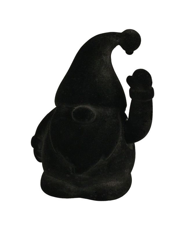 Schwarzer Samt-Nikolaus mit Winkfunktion