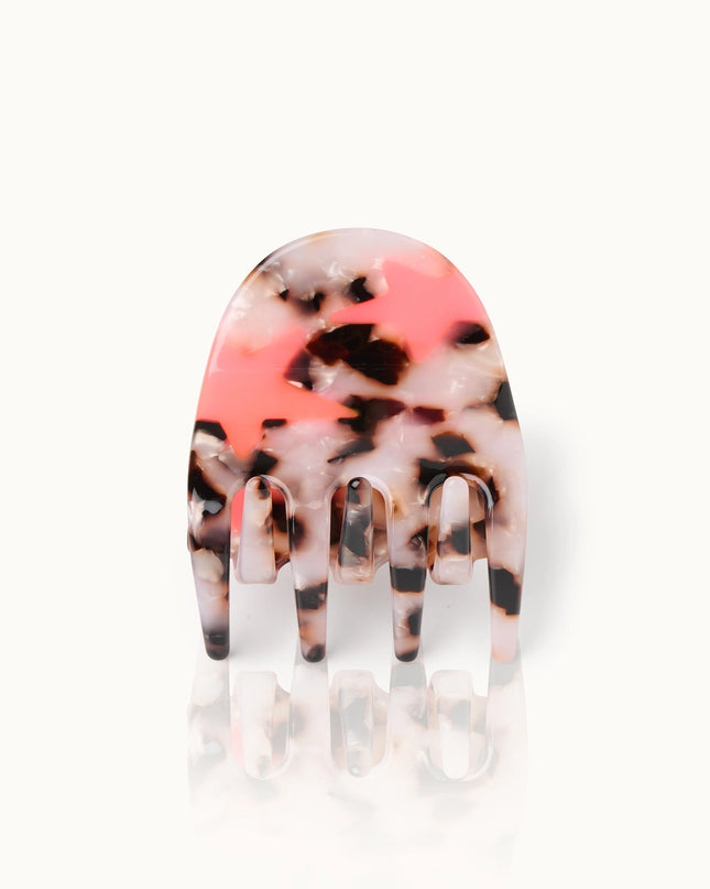 Haarklammer Stern Roter Marmor Hairclaw Hairclip Klammer