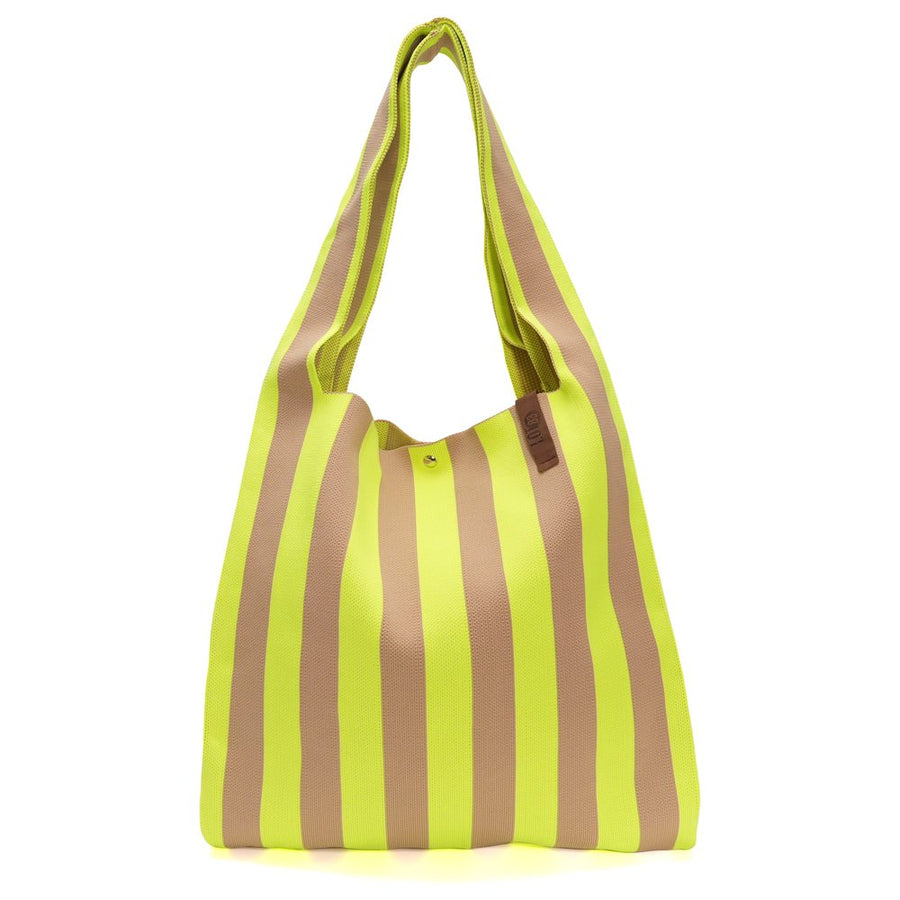 Shopper Lois Beige Neongelb