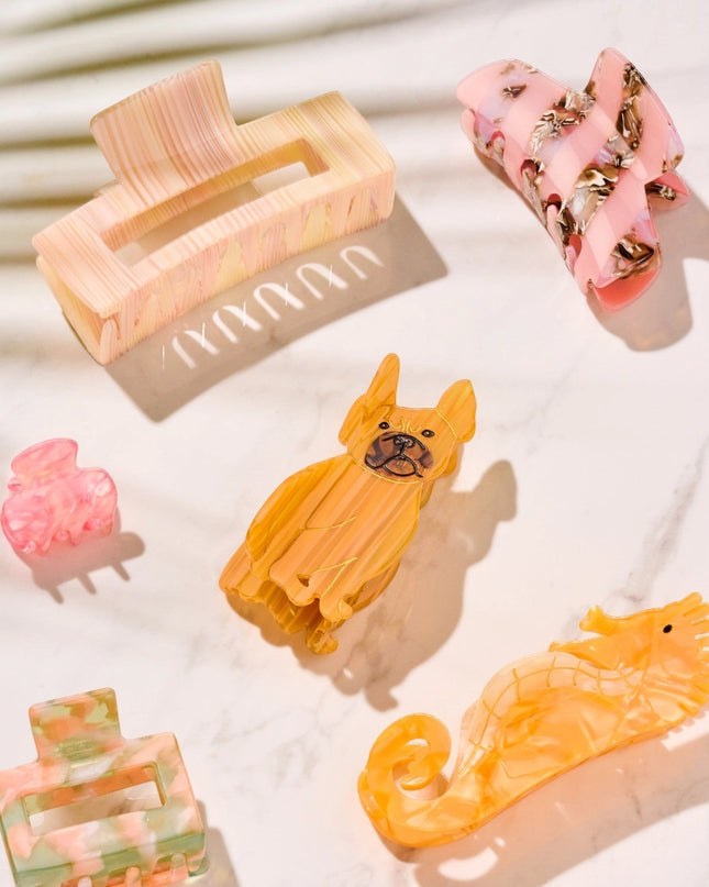 Haarklammer Blasses Regenbogen Hairclaw Haarspange Klammer