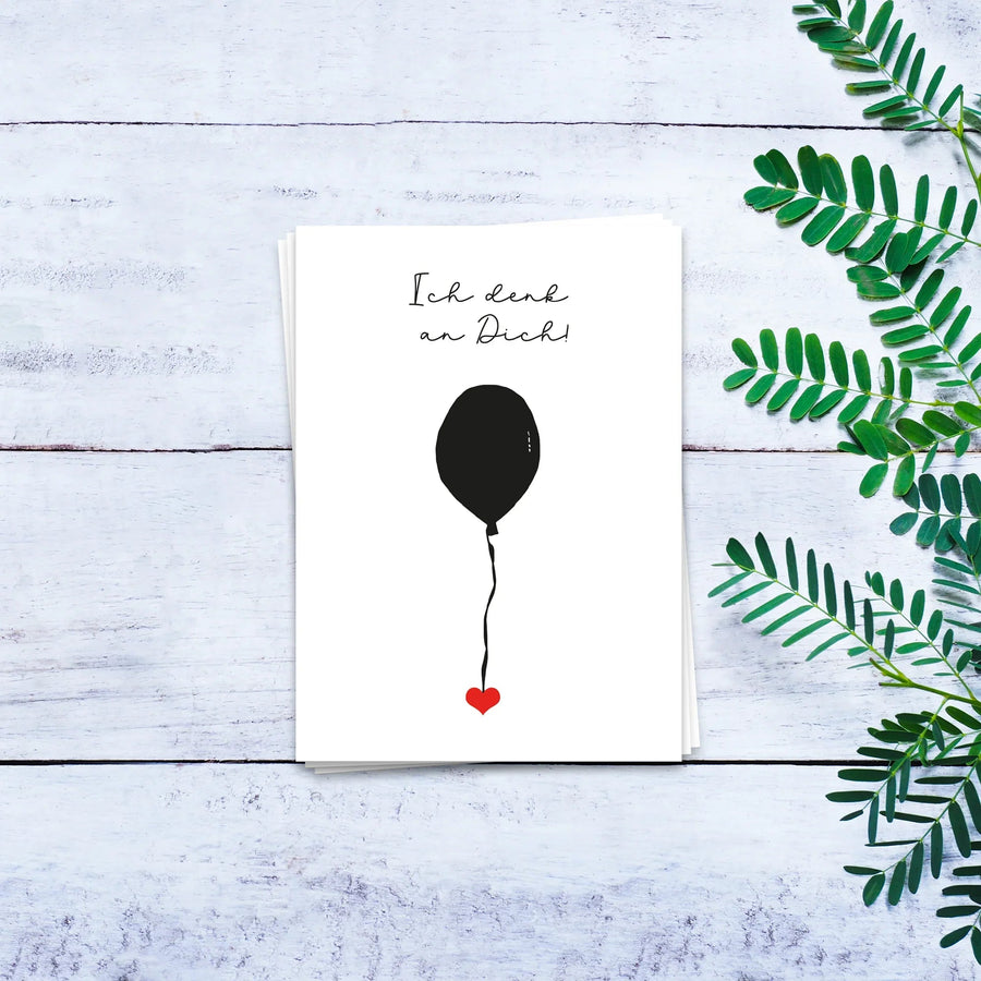 Postkarte „Ich denk an Dich