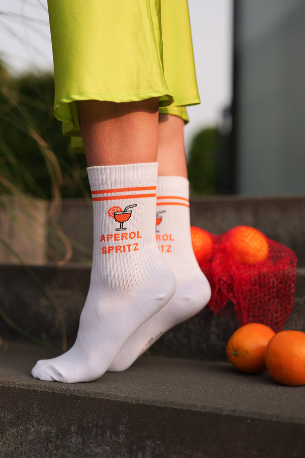 Aperol Spritz Socken Tennissocken